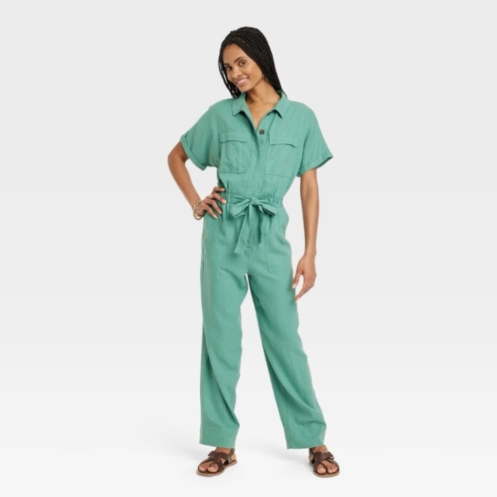 Universal Thread Linen Jumpsuit - image 1